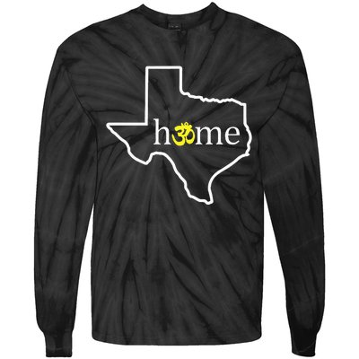 Texas Om Home Tie-Dye Long Sleeve Shirt