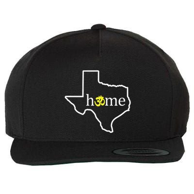 Texas Om Home Wool Snapback Cap