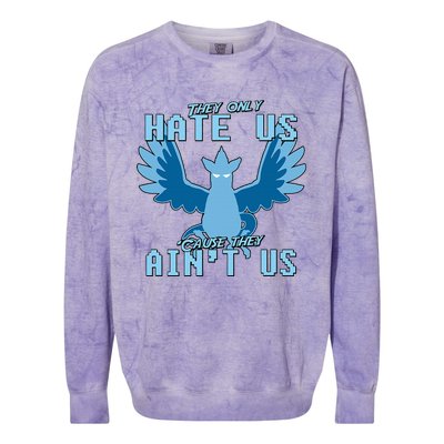 They Only Hate Us Cause They AinT Us! Go Mystic Team Colorblast Crewneck Sweatshirt