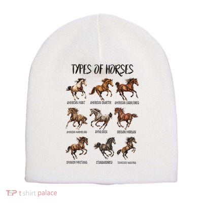 Types Of Horses Horse Breed Horseback Riding Short Acrylic Beanie