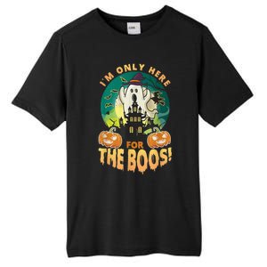 The Only Here For The Boos Cute Boo Ghost Funny Halloween Tall Fusion ChromaSoft Performance T-Shirt