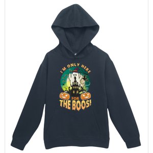 The Only Here For The Boos Cute Boo Ghost Funny Halloween Urban Pullover Hoodie