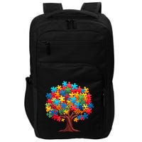 Tree Of Hope Autism Awareness Funny Support Puzzle Great Gift Impact Tech Backpack