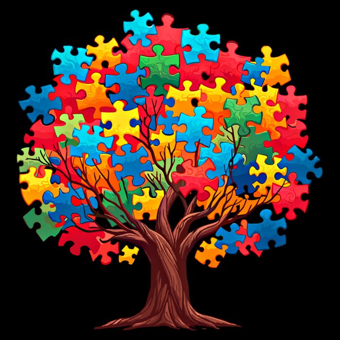 Tree Of Hope Autism Awareness Funny Support Puzzle Great Gift Impact Tech Backpack