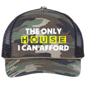 The Only House I Can Afford Limited Retro Rope Trucker Hat Cap