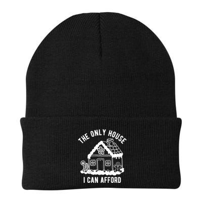 The Only House I Can Afford Funny Gingerbread Christmas Beanie
