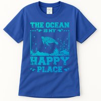 The Ocean Is My Happy Place Gift Tall T-Shirt