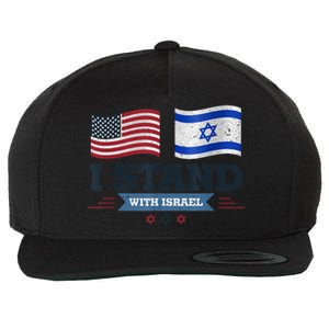 The Original I Stand With Israel, Israel USA Shirt 2 Wool Snapback Cap