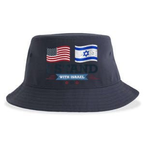 The Original I Stand With Israel, Israel USA Shirt 2 Sustainable Bucket Hat