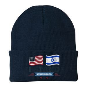 The Original I Stand With Israel, Israel USA Shirt 2 Knit Cap Winter Beanie