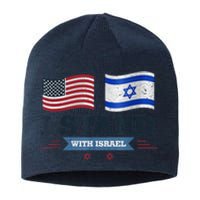 The Original I Stand With Israel, Israel USA Shirt 2 Sustainable Beanie