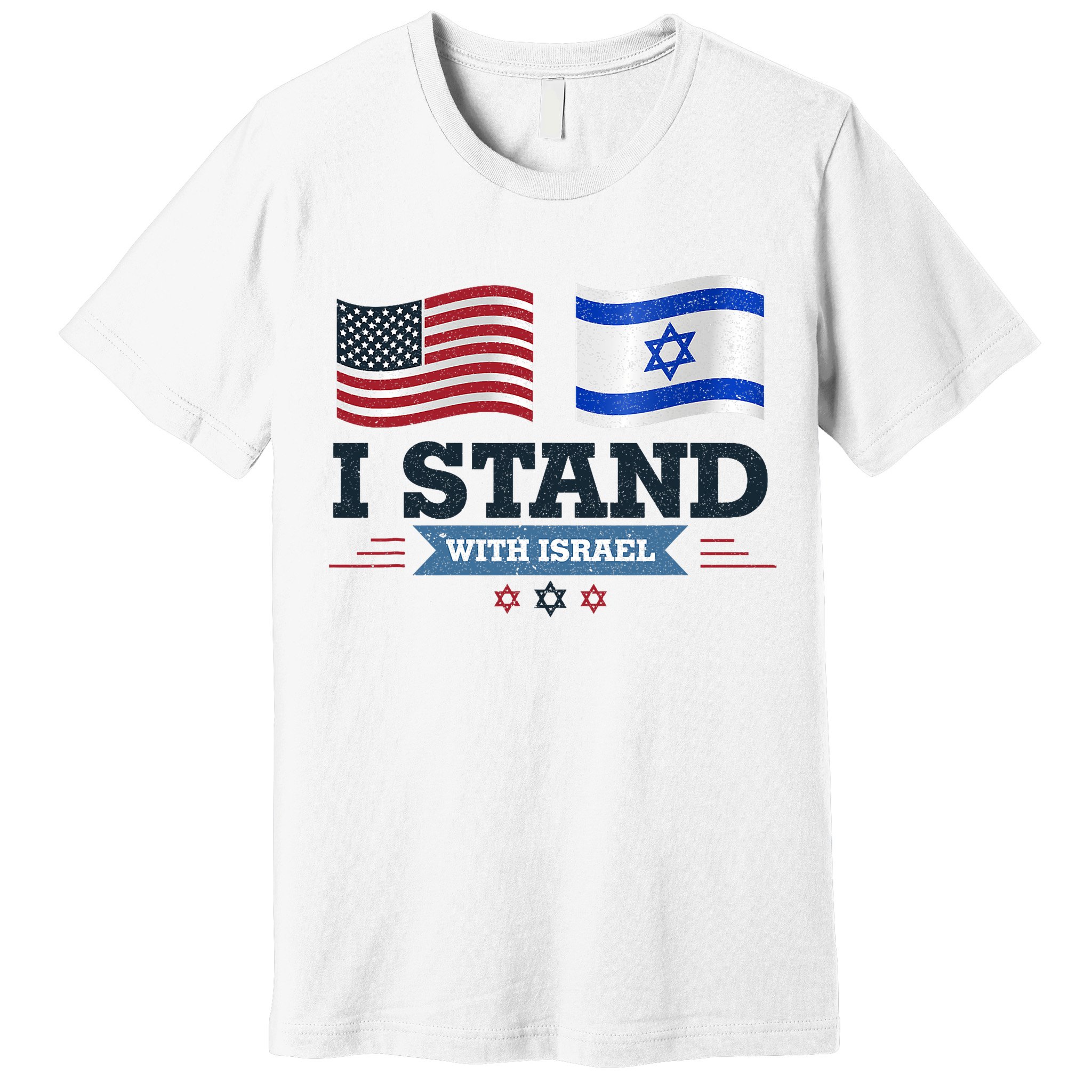 The Original I Stand With Israel Israel Usa Premium T-Shirt