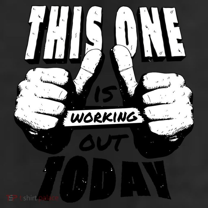 This One Is Working Out Today Garment-Dyed Heavyweight T-Shirt