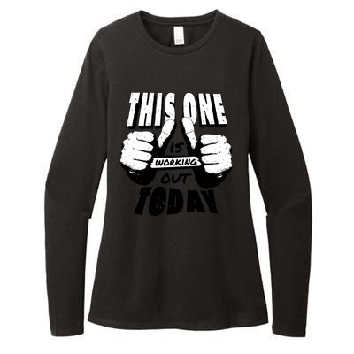 This One Is Working Out Today Womens CVC Long Sleeve Shirt