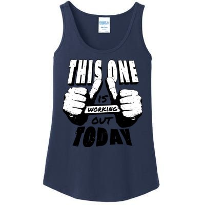 This One Is Working Out Today Ladies Essential Tank