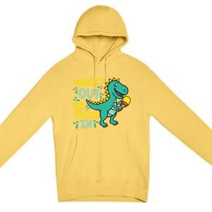 Tonsils Out Ice Cream In Dino Tonsillectomy Tonsil Removal Premium Pullover Hoodie