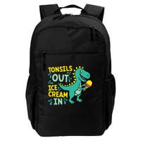 Tonsils Out Ice Cream In Dino Tonsillectomy Tonsil Removal Backpack