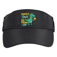 Tonsils Out Ice Cream In Dino Tonsillectomy Tonsil Removal Adult Drive Performance Visor