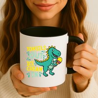 Tonsils Out Ice Cream In Dino Tonsillectomy Tonsil Removal Mug