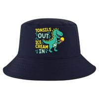 Tonsils Out Ice Cream In Dino Tonsillectomy Tonsil Removal Cool Comfort Performance Bucket Hat