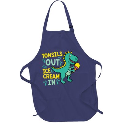 Tonsils Out Ice Cream In Dino Tonsillectomy Tonsil Removal Apron