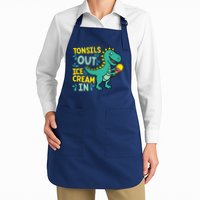 Tonsils Out Ice Cream In Dino Tonsillectomy Tonsil Removal Apron