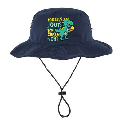 Tonsils Out Ice Cream In Dino Tonsillectomy Tonsil Removal Bucket Hat