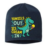 Tonsils Out Ice Cream In Dino Tonsillectomy Tonsil Removal Sustainable Beanie