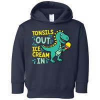 Tonsils Out Ice Cream In Dino Tonsillectomy Tonsil Removal Toddler Hoodie
