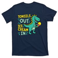 Tonsils Out Ice Cream In Dino Tonsillectomy Tonsil Removal T-Shirt