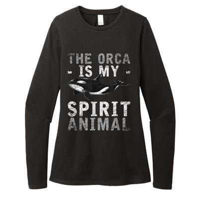 The Orca Is My Spirit Animal Orca Womens CVC Long Sleeve Shirt