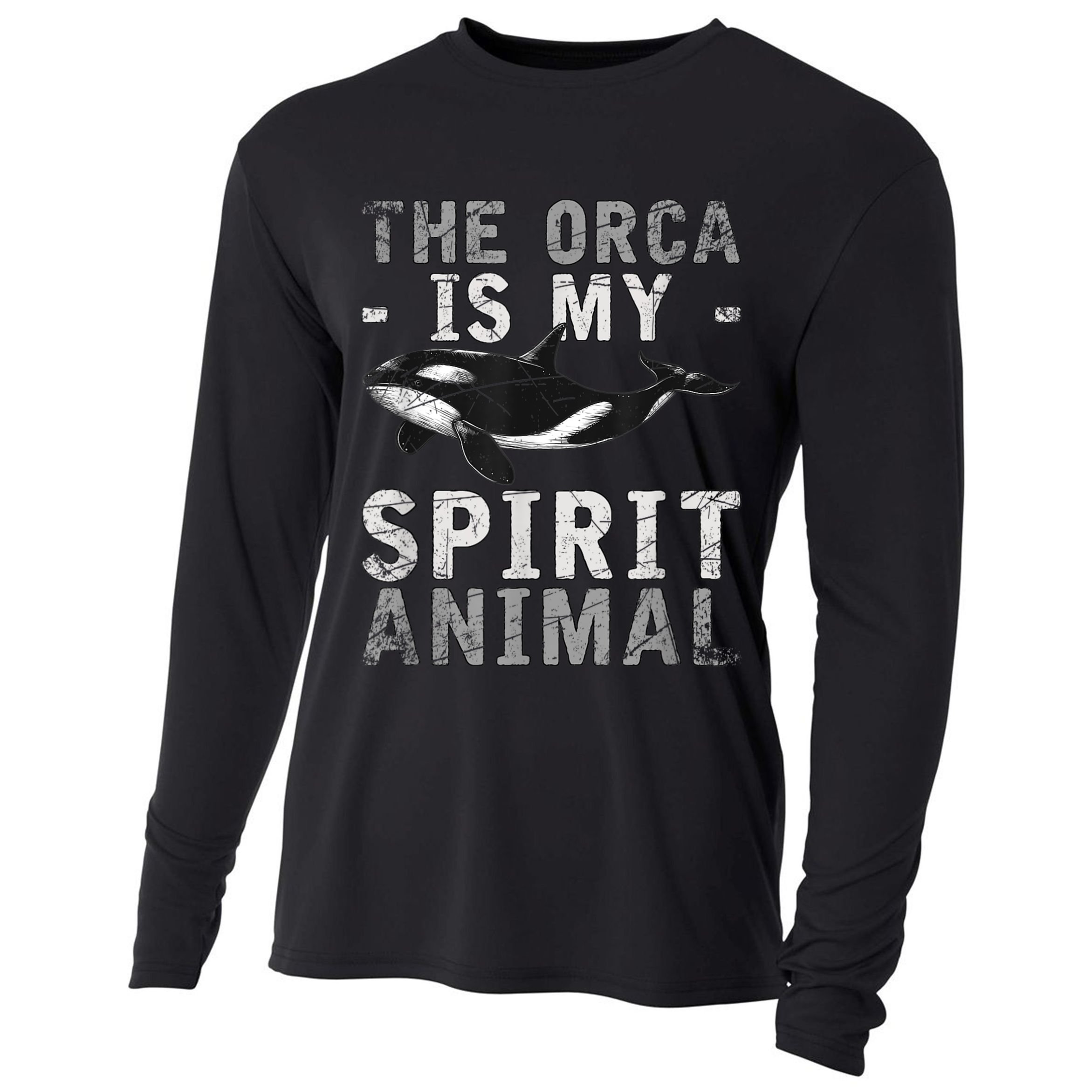 The Orca Is My Spirit Animal Orca Cooling Performance Long Sleeve Crew