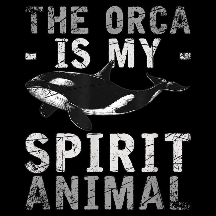 The Orca Is My Spirit Animal Orca Womens T-Shirt