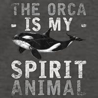 The Orca Is My Spirit Animal Orca Vector Backpack
