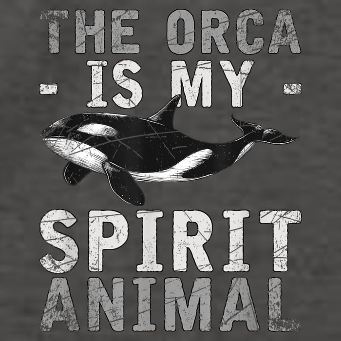 The Orca Is My Spirit Animal Orca Vector Backpack