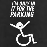 The Original IM Only In It For The Parking Garment-Dyed Fleece Hoodie