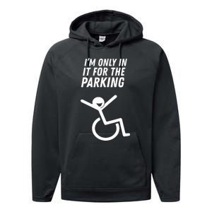 The Original IM Only In It For The Parking Performance Fleece Hoodie