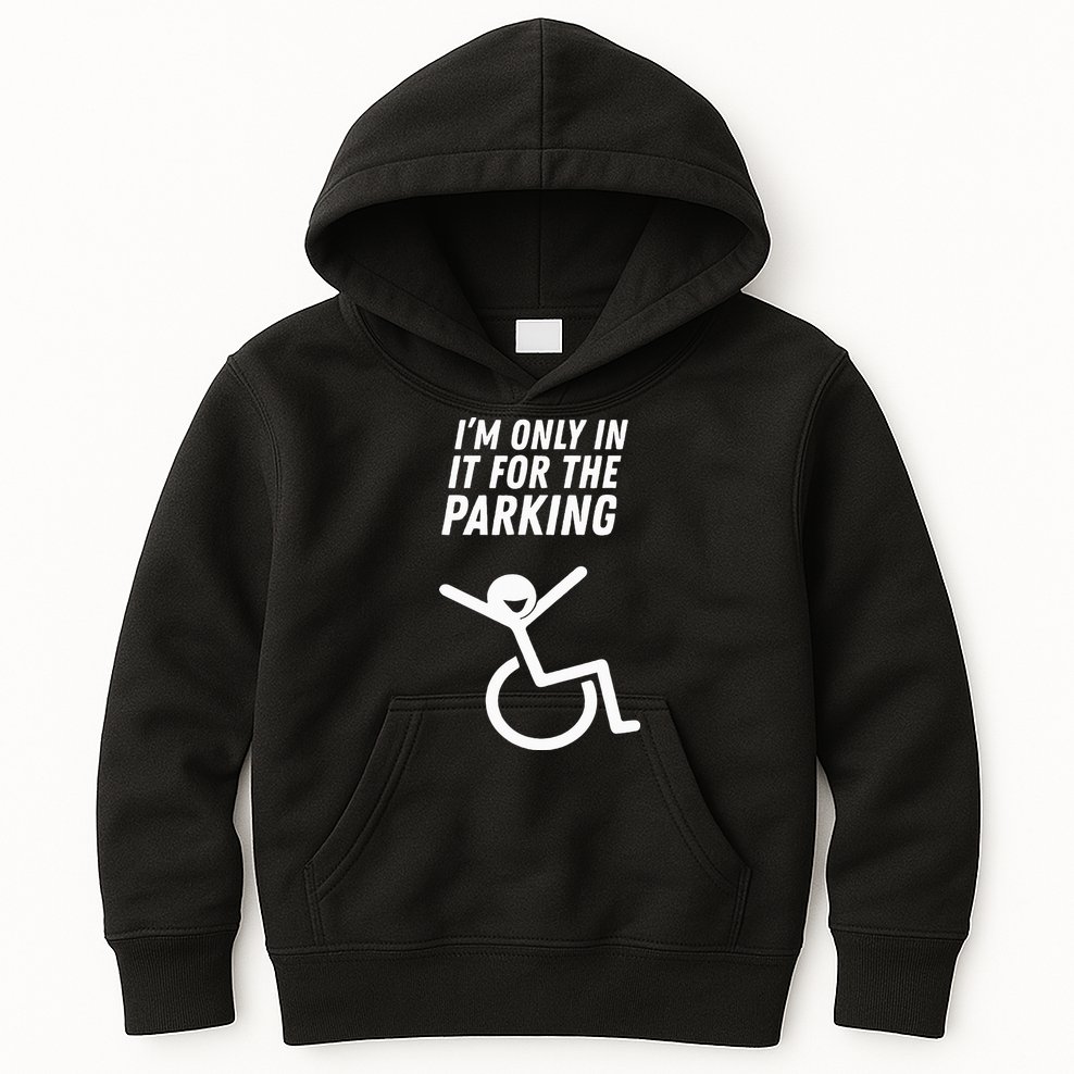 The Original IM Only In It For The Parking Kids Hoodie