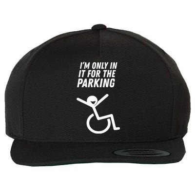 The Original IM Only In It For The Parking Wool Snapback Cap