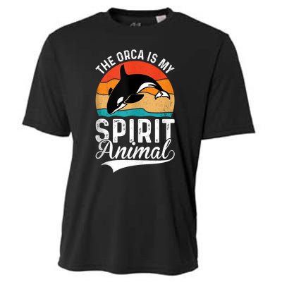 The Orca Is My Spirit Animal Funny Orca Cooling Performance Crew T-Shirt