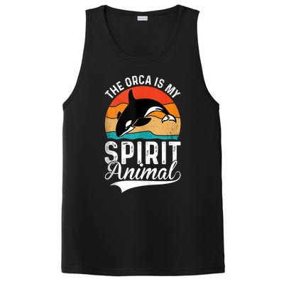 The Orca Is My Spirit Animal Funny Orca PosiCharge Competitor Tank