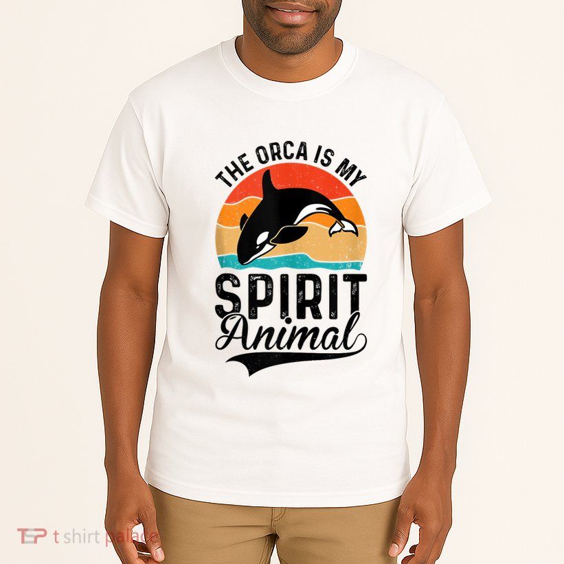 The Orca Is My Spirit Animal Funny Orca Tall T-Shirt