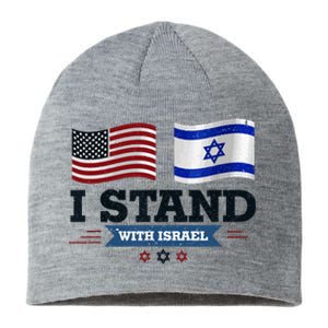 The Original I Stand With Israel Israel Usa Sustainable Beanie