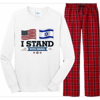 The Original I Stand With Israel Israel Usa Long Sleeve Pajama Set