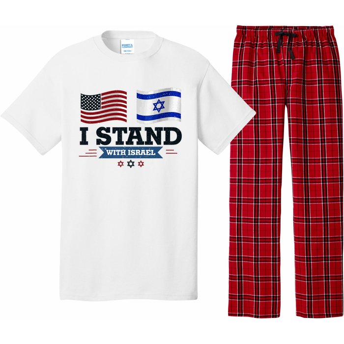 The Original I Stand With Israel Israel Usa Pajama Set