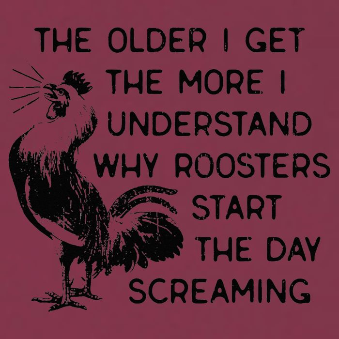 The Older I Get The More I Understand Why Roosters Start The 16oz Travel Tumbler