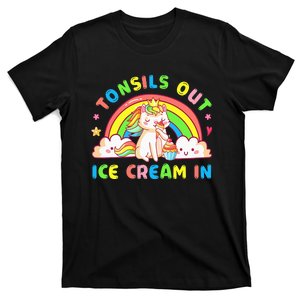 Tonsil Out Ice Cream In Tonsil Removal Surgery Recovery T-Shirt