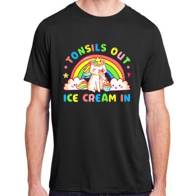 Tonsil Out Ice Cream In Tonsil Removal Surgery Recovery Adult ChromaSoft Performance T-Shirt