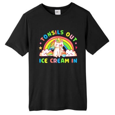 Tonsil Out Ice Cream In Tonsil Removal Surgery Recovery Tall Fusion ChromaSoft Performance T-Shirt