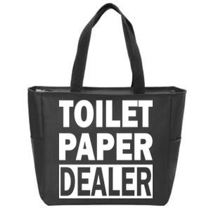 Toilet Paper Dealer Zip Tote Bag